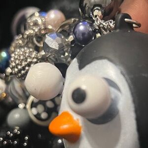 Penguin Stress Ball Charm
